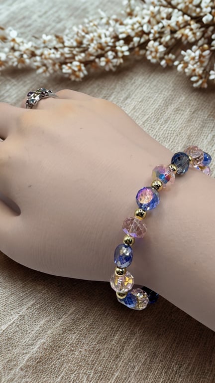 Spring Blue Aura bracelet
