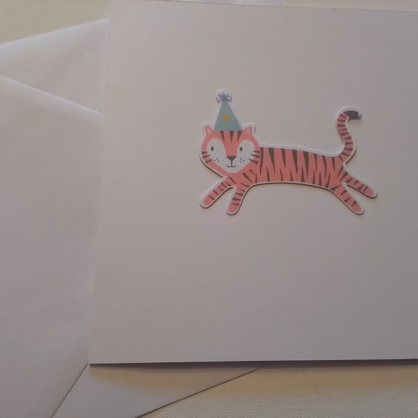 Circus themed card. Blank card. Any occasion card. Ref 300