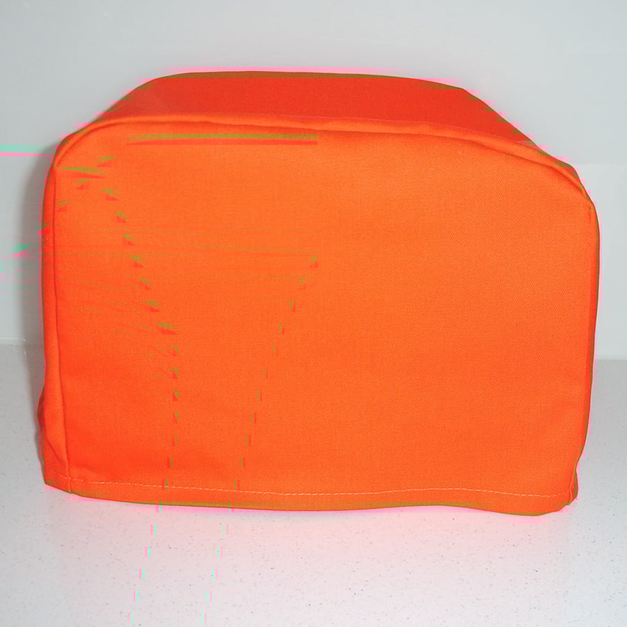 Toaster Cover Orange Dualit 2 Slice Toaster Dust Cover NOT PADDED