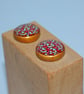 Hand Crafted Ear Studs - Modern Rustic Chic - Image 3