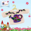 Pink Jumper embroidered with a Watering Can full of Flowers