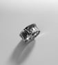 Gift for him - Hammered Sterling Silver 'DAD' ring - Image 4