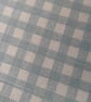Peg bag in blue-green check with floral lining - Image 4