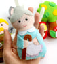 Make Your Own felt Little Red Riding Hood Garland Kit. Sewing pattern - Image 4
