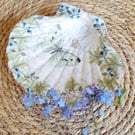 Scallop Shell Butterfly Trinket Dish