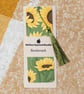 Sunflower Bookmark with Tassel