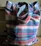 Upcycled Material Reversible Tote Bag - Image 3
