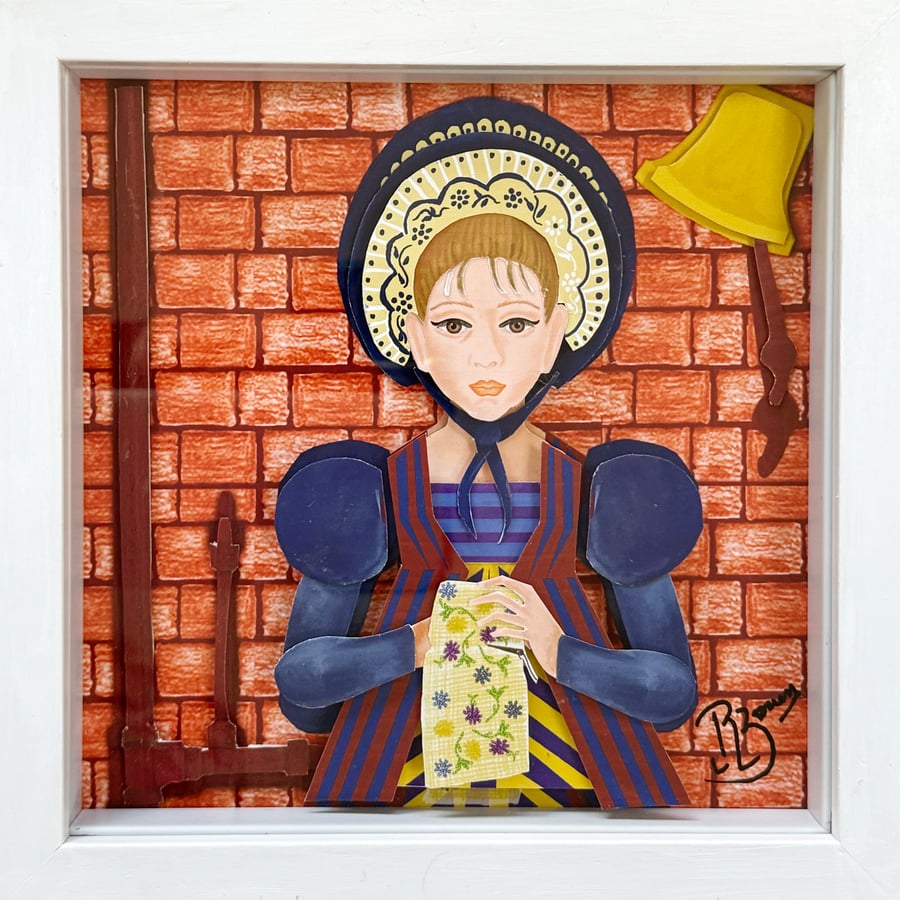 Little Dorrit Original Handmade 3D Paper Cut Out Art