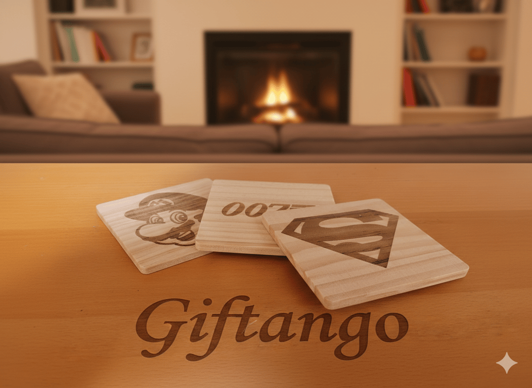 Wooden Coaster – Personalised - Engraved