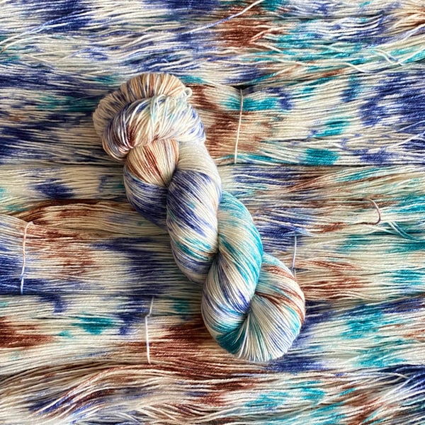 CLEARANCE: Hand Dyed Yarn, 4ply Merino Nylon.