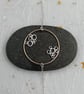  Recycled Sterling Silver Cells & 14ct Gold Filled Gold Wire Circles Necklace  - Image 3