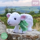 Lawrence the Lamb Crochet Pattern, Sheep Amigurumi Pattern