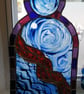 Elements Stained Glass Hanging Panel - Image 1