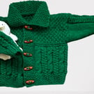 Hand Knitted Cardigan To Fit Age 9 - 18 months 