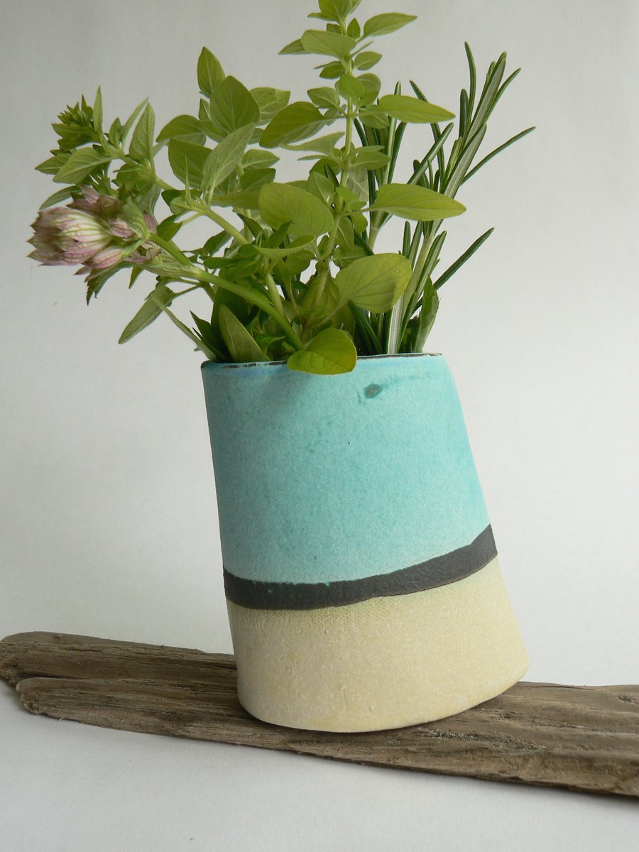 Slanted Landscape Vase