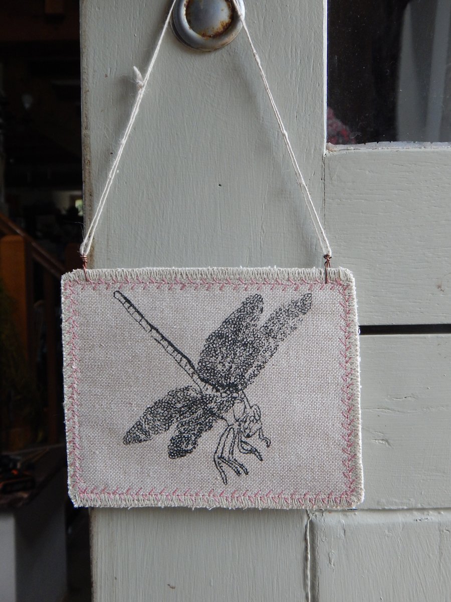 Dragonfly - Fabric hanger