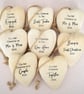 Our First Christmas Engaged 2026 Wooden Heart Engagement Christmas Ornament - Image 4