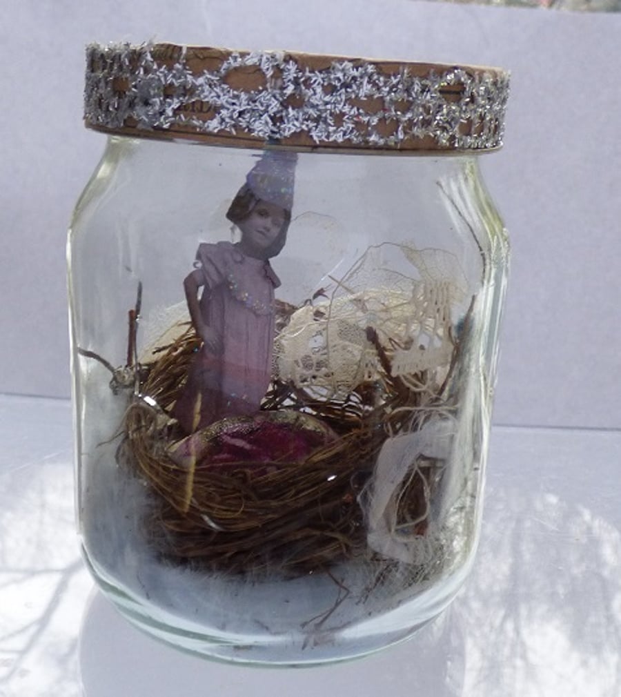 Easter Jar Fairy Edwardian