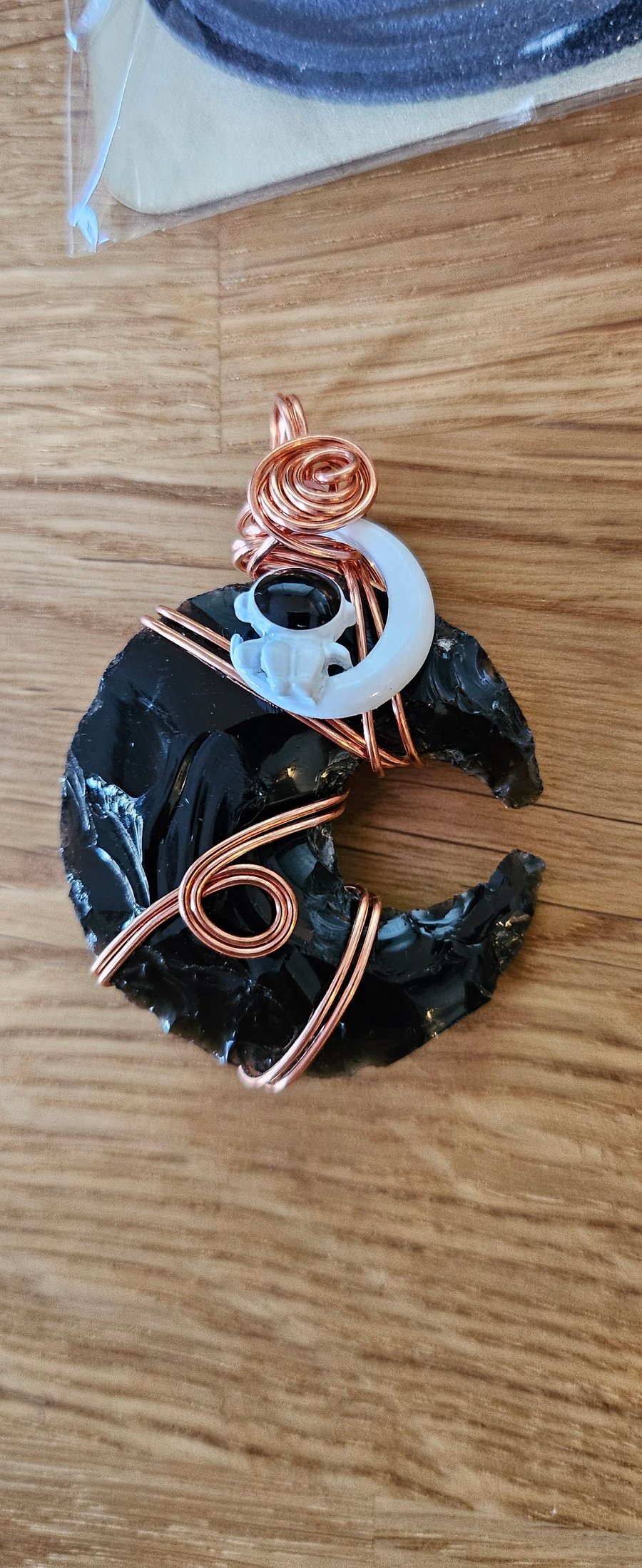 Black Obsidian MoonMan Pendant (1)