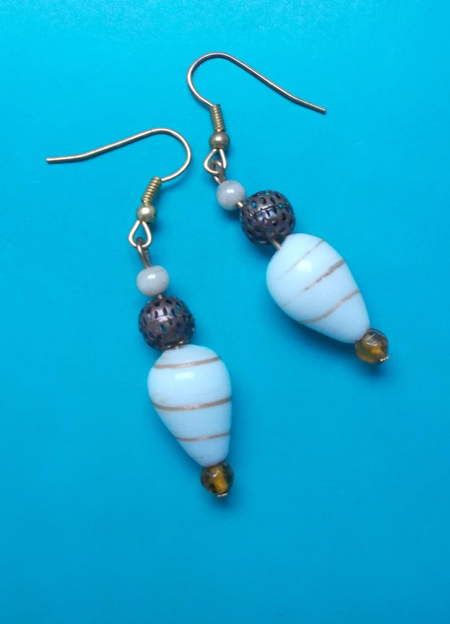 Shell Beaded Earrings