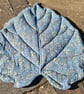 Linden Leaf Sitting Mat - blue floral