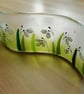 Fused Glass Snowdrop Ornament: Freestanding Spring Flower Art - Image 10