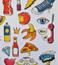 Pop art ephemera embellishments - comic book - cartoon die cuts - Image 4