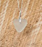Dainty Heart Sea Glass Pendant  - Image 2