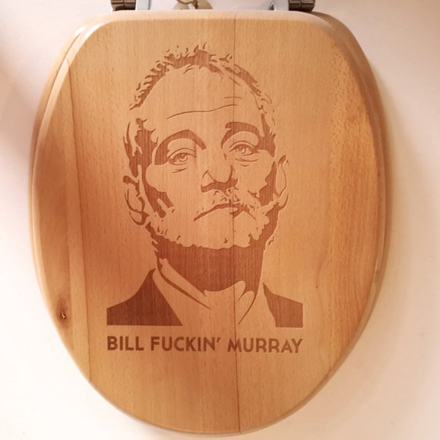 PERSONALISED & ENGRAVED TOILET SEAT