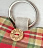 SALE 2026- HEART KEY RING - autumn checks - Image 4