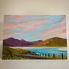 NEW DAWN, LUSKENTYRE, ISLE OF HARRIS, SCOTLAND -BLANK GREETINGS CARD