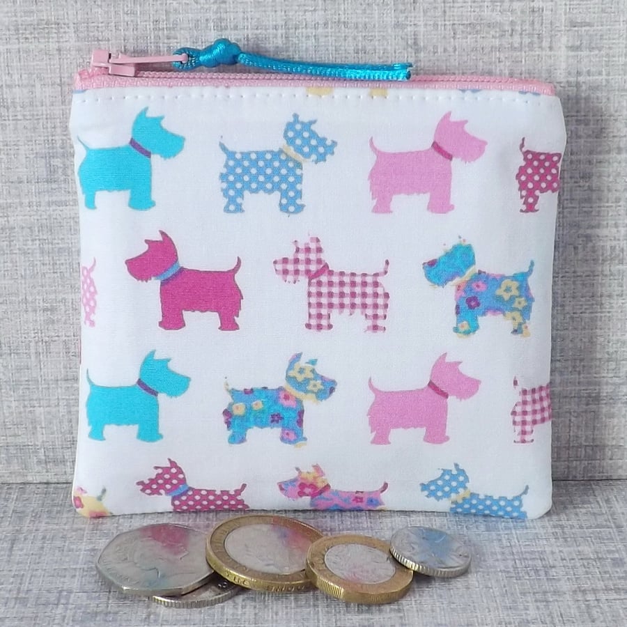 Coin purse, scottie dogs