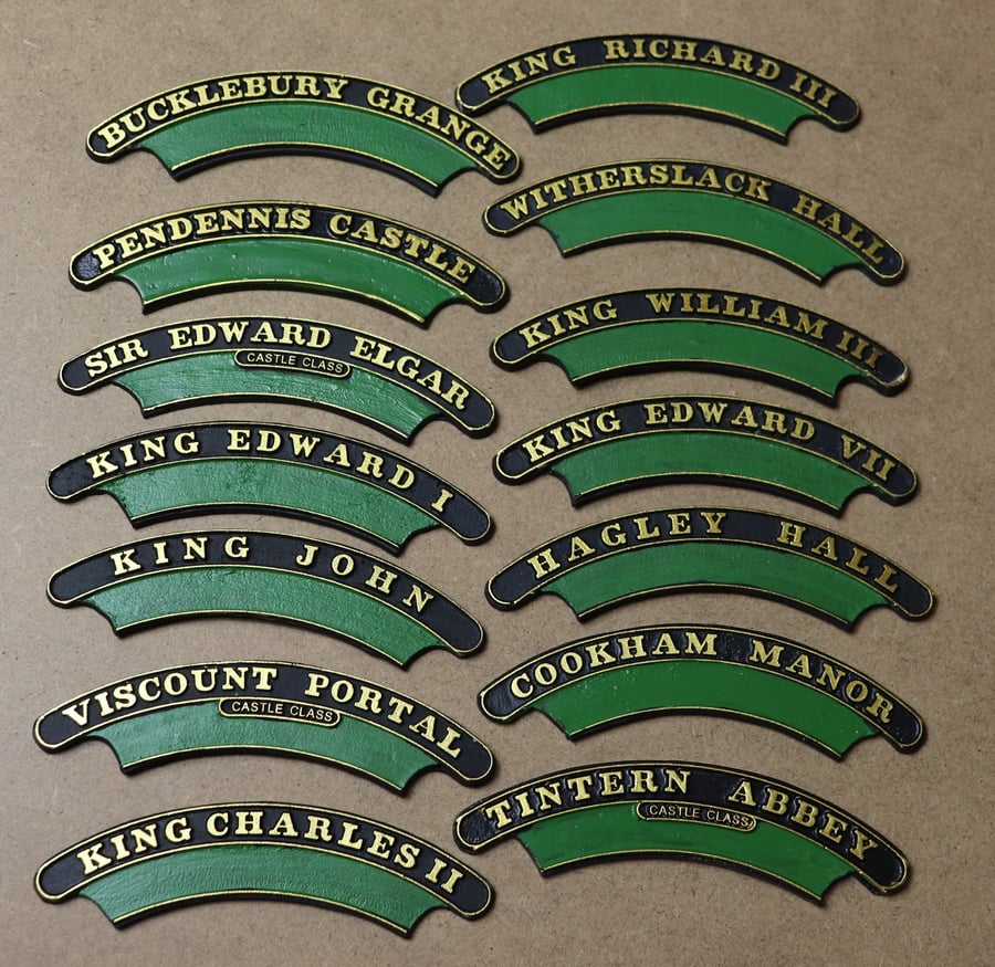 G W R  Loco railway nameplates  to collect  page 1