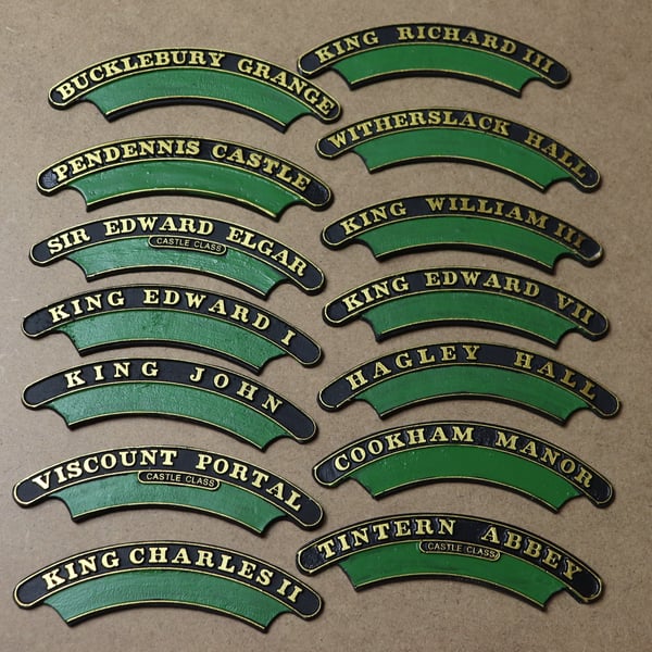 G W R  Loco railway nameplates  to collect  page 1