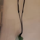 Seaglass Necklace on adjustable cord