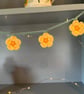 Yellow Small Flower Garland Bunting  - Image 2