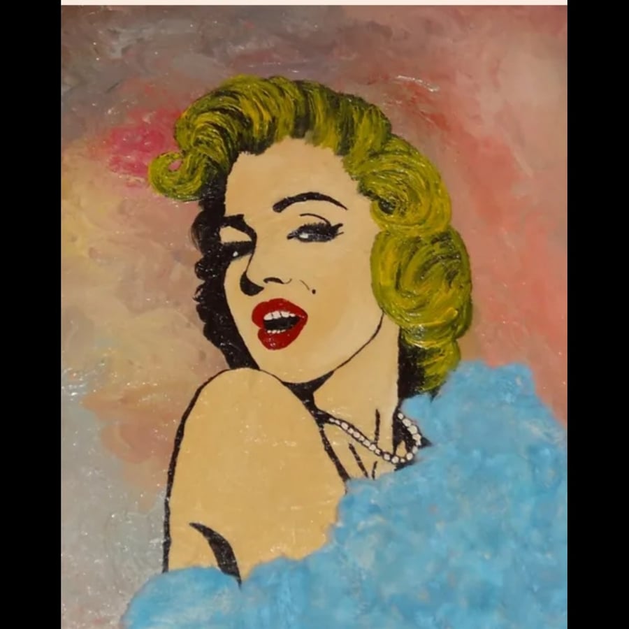 Classic Monroe (Oil Painting) 
