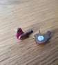 Cute Little Robin Stud Earrings - Image 5