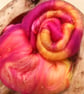 50g Honeysuckle Art Batt for Spinning & Felting