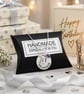 Personalised 70th Birthday Birthstone Necklace - Gift Boxed - Free Delivery - Image 2