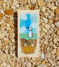 Handmade Puffin Wall Art, Coastal Pebble Picture, One-of-a-Kind Beach House Gift - Image 9