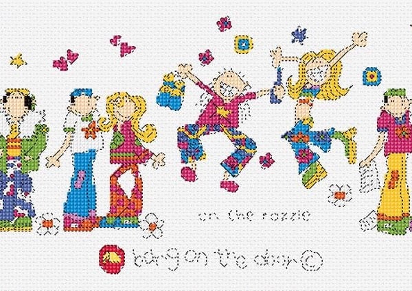 Bang on the door - On the razzle cross stitch chart