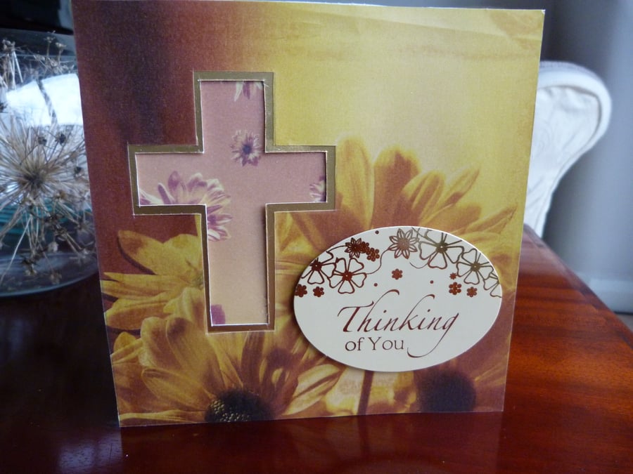 Daisy Vellum Sympathy or Easter Card