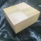 Hinged lidded Hardwood box 