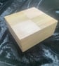 Hinged lidded Hardwood box 