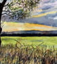 Original Watercolour Painting of Fen  Oak Tree - Image 4