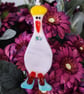 Goose in Boots and Sou'wester Hat