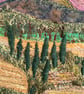 Purple Mountains, Free Motion Machine Embroidery Landscape  - Image 6