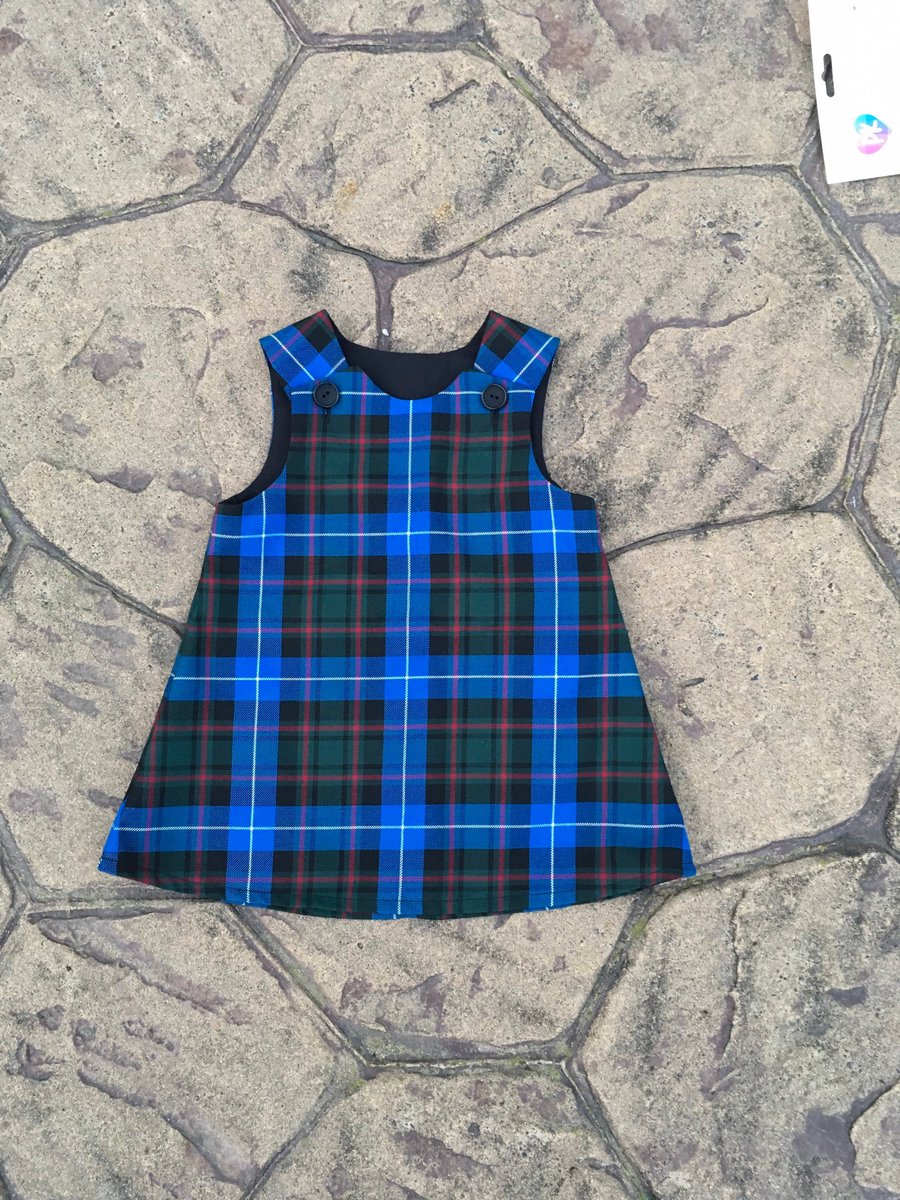 MacRae Tartan Pinafore Dress