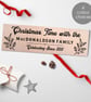 Personalised Christmas Time Wood Sign - 4 colours - Image 1